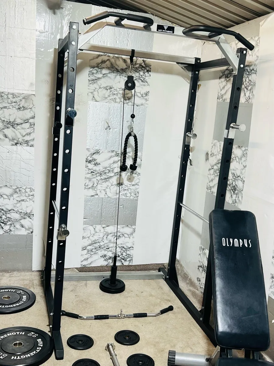 BRANDED WEIGHTS BARBELL POWER RACK PULLY CABLE +++ - Image 4