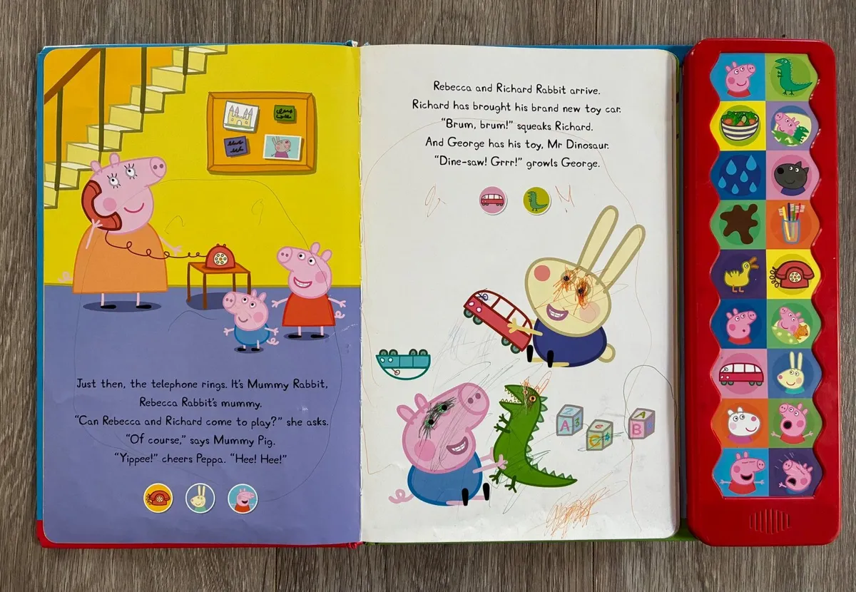 Peppa Pig Peppa's Super Noisy Sound Book - Image 4