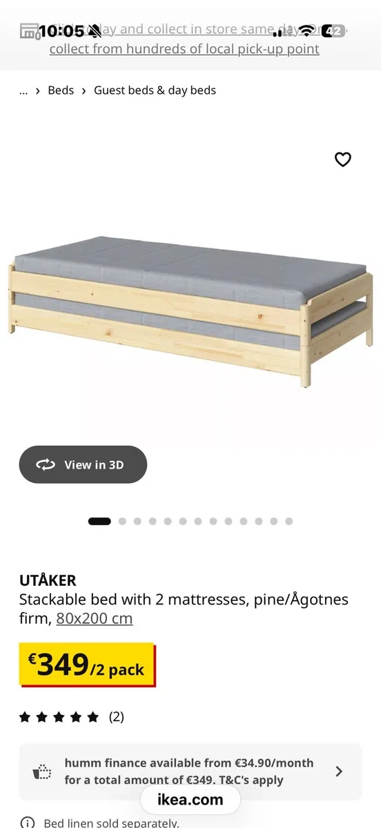 IKEA stackable beds - Image 1