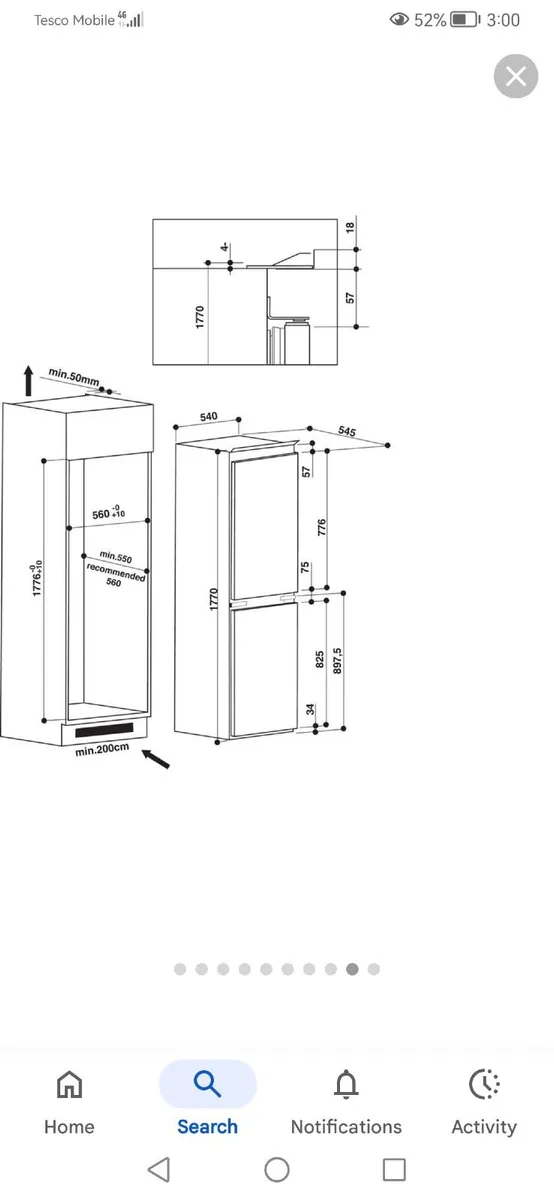 Integrated fridge frizer Whirlpool - Image 1