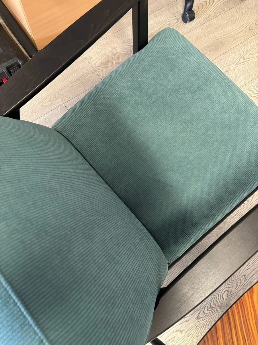 IKEA green chairs and two side tables fully made - Image 4