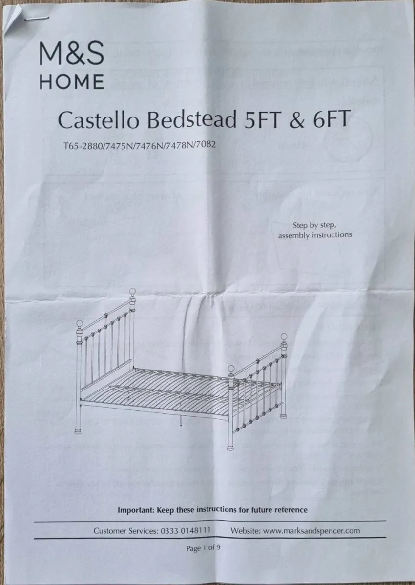 Marks and Spencer King Size Bed - Image 2