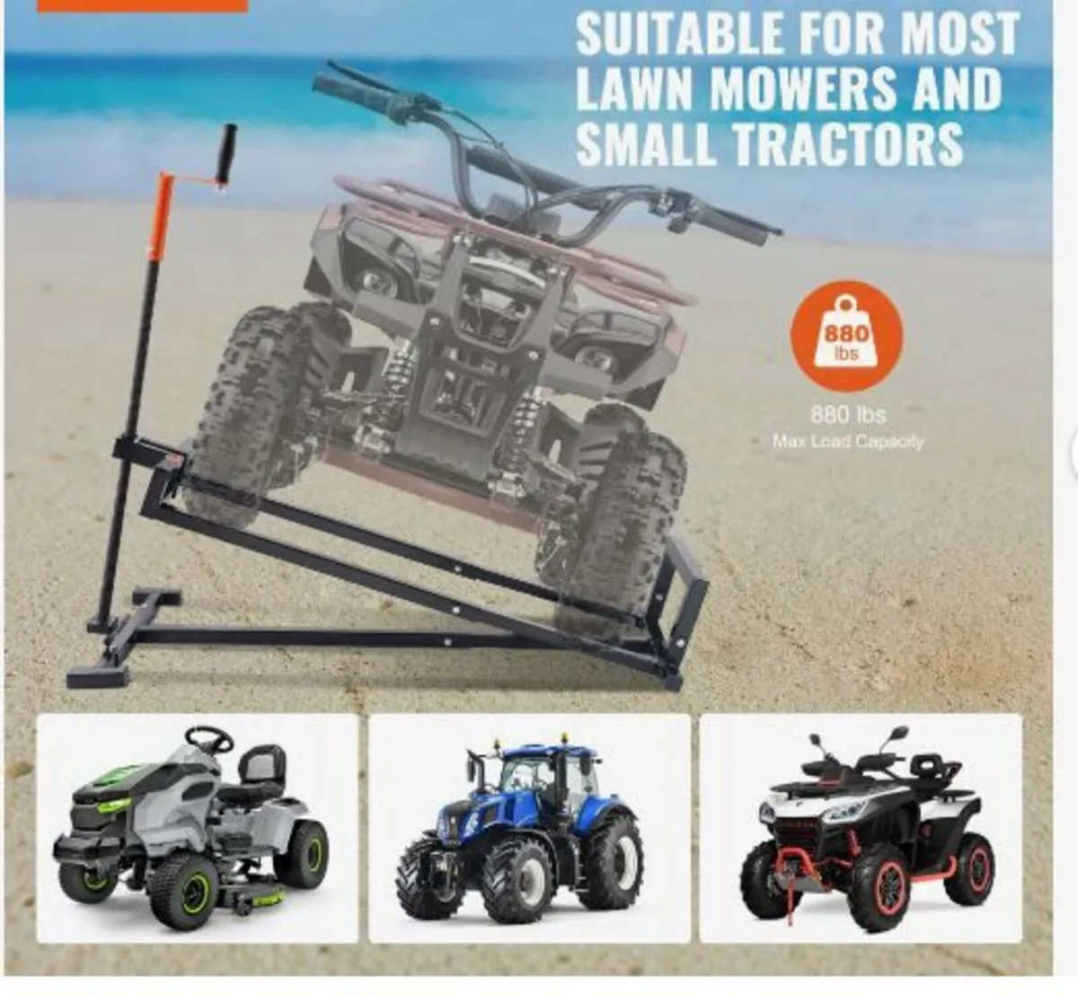 Ride on Lawn Mower Lift Jack - Image 3