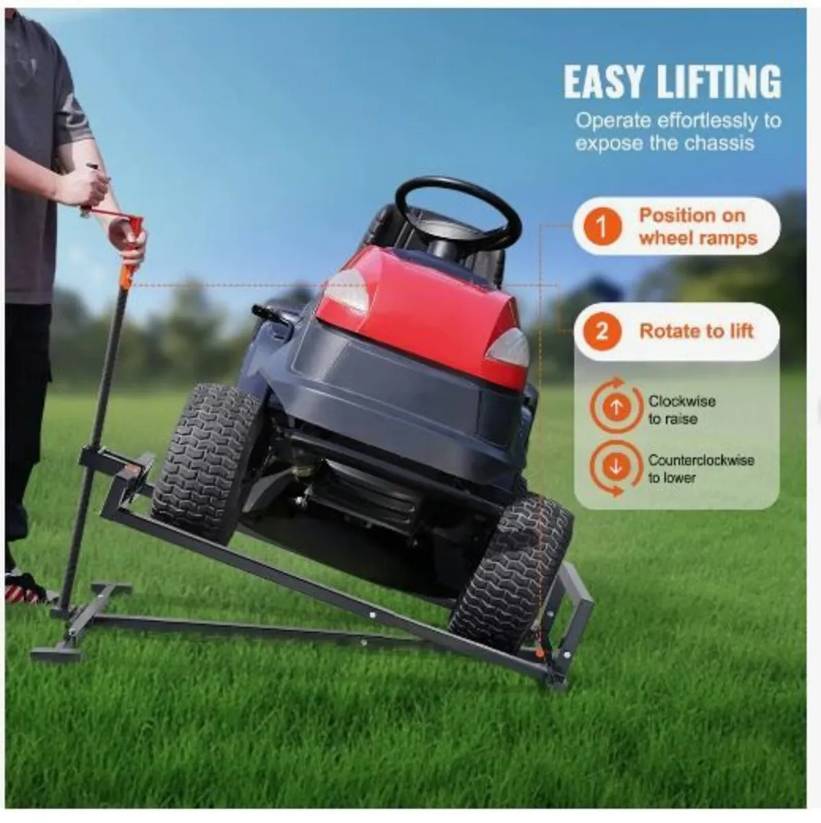 Ride on Lawn Mower Lift Jack - Image 1