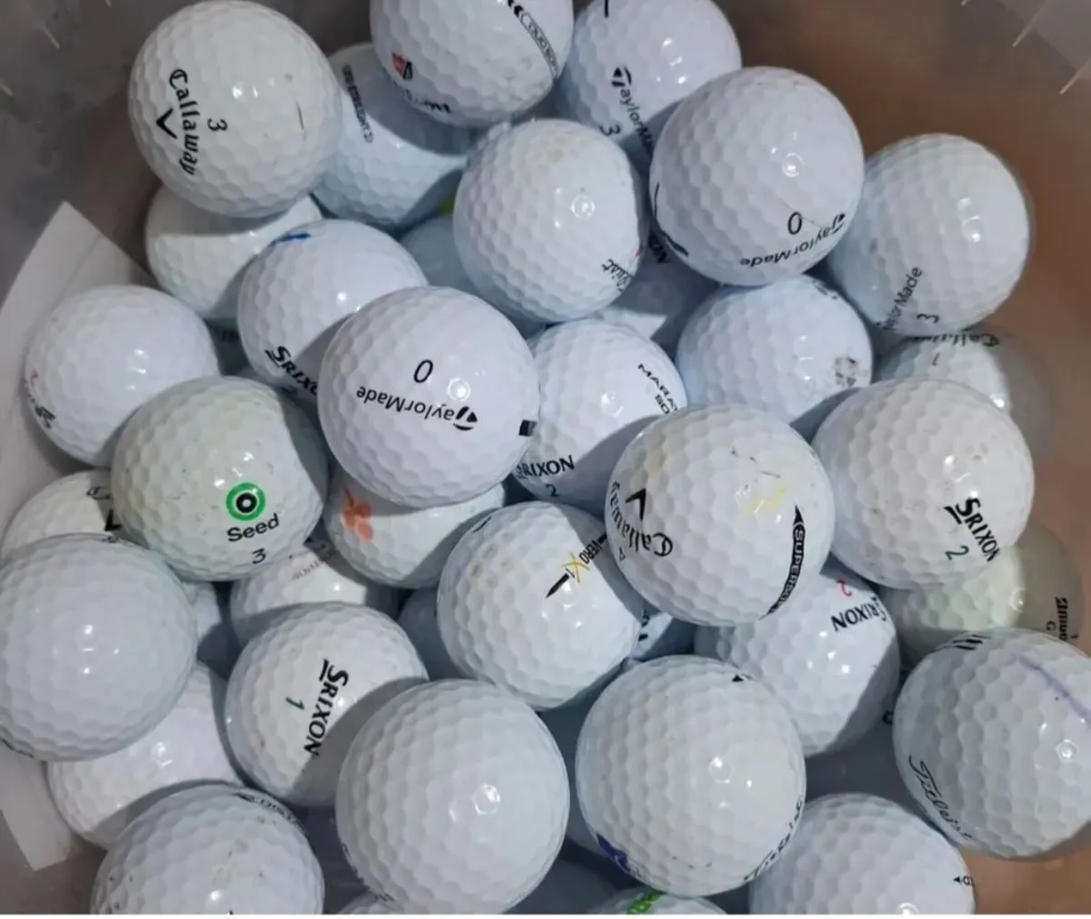 100 mixed Golf balls