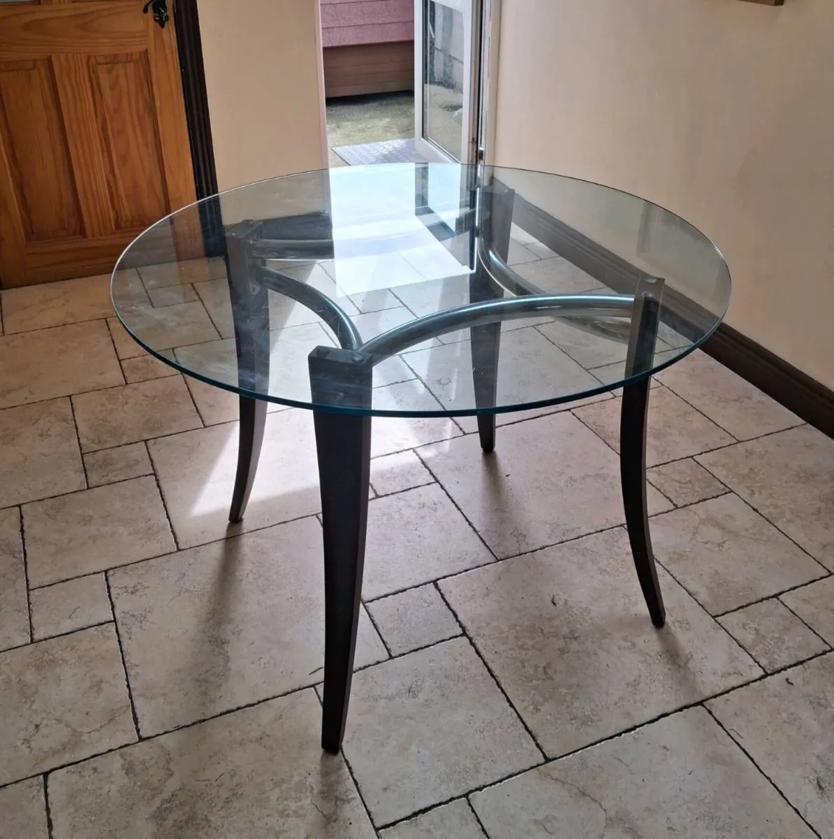 Kitchen table glass top - Image 1