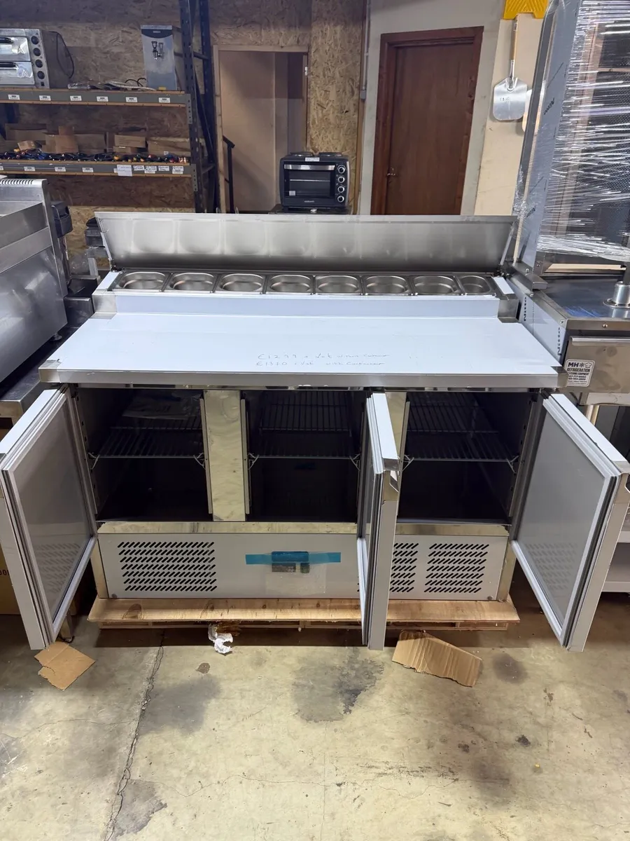 3 Door Prep Fridge - Image 4