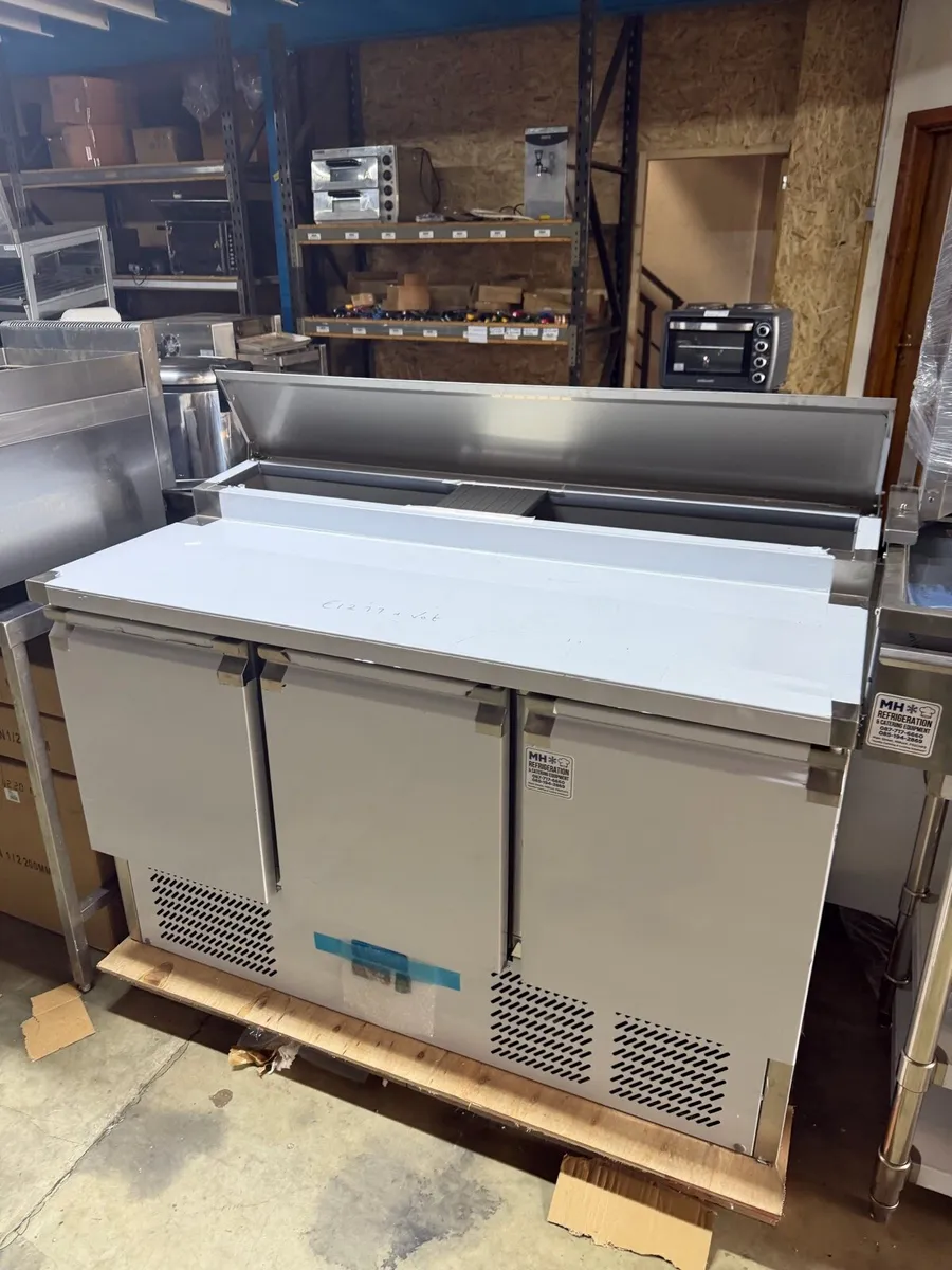 3 Door Prep Fridge - Image 1