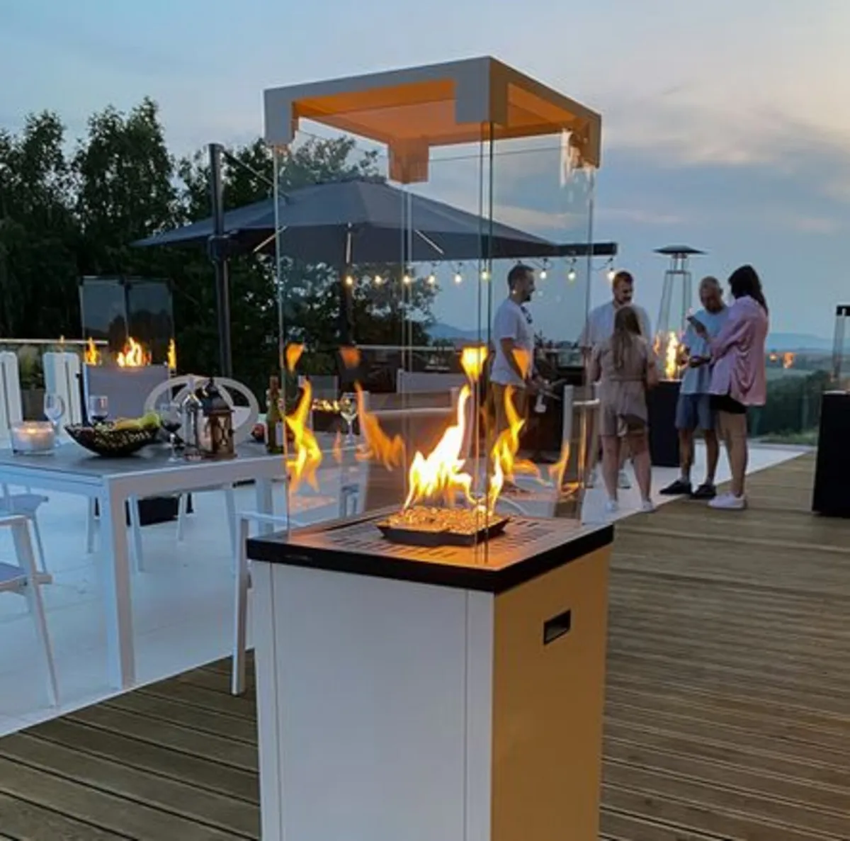 Gas heater PATIO LIGHT white - Image 1