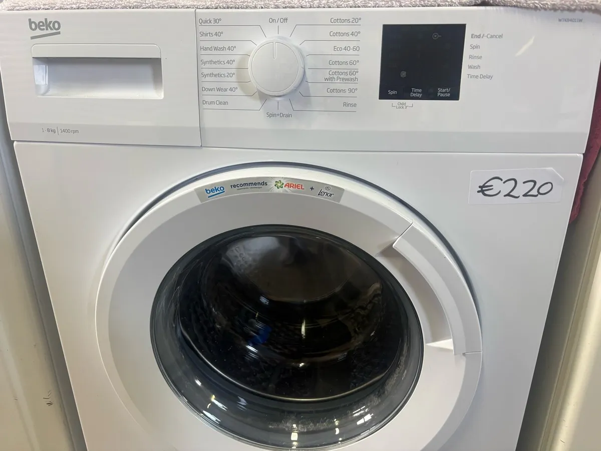 8kg Beko washing machine - Image 3