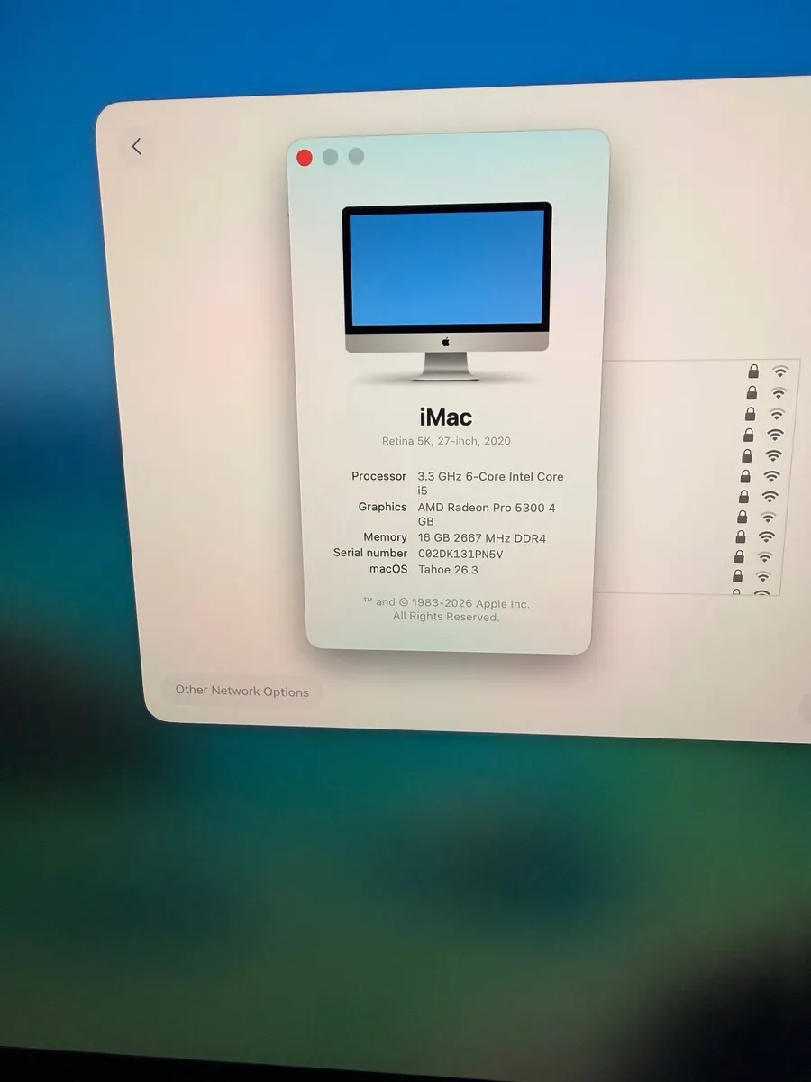 Apple iMac - 27 inch - 2020 - 16GB RAM - Image 2