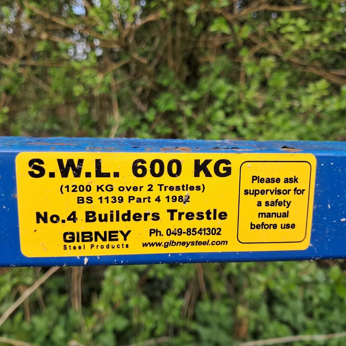 Builders Steel Trestle and Scaffolding Planks - Image 2