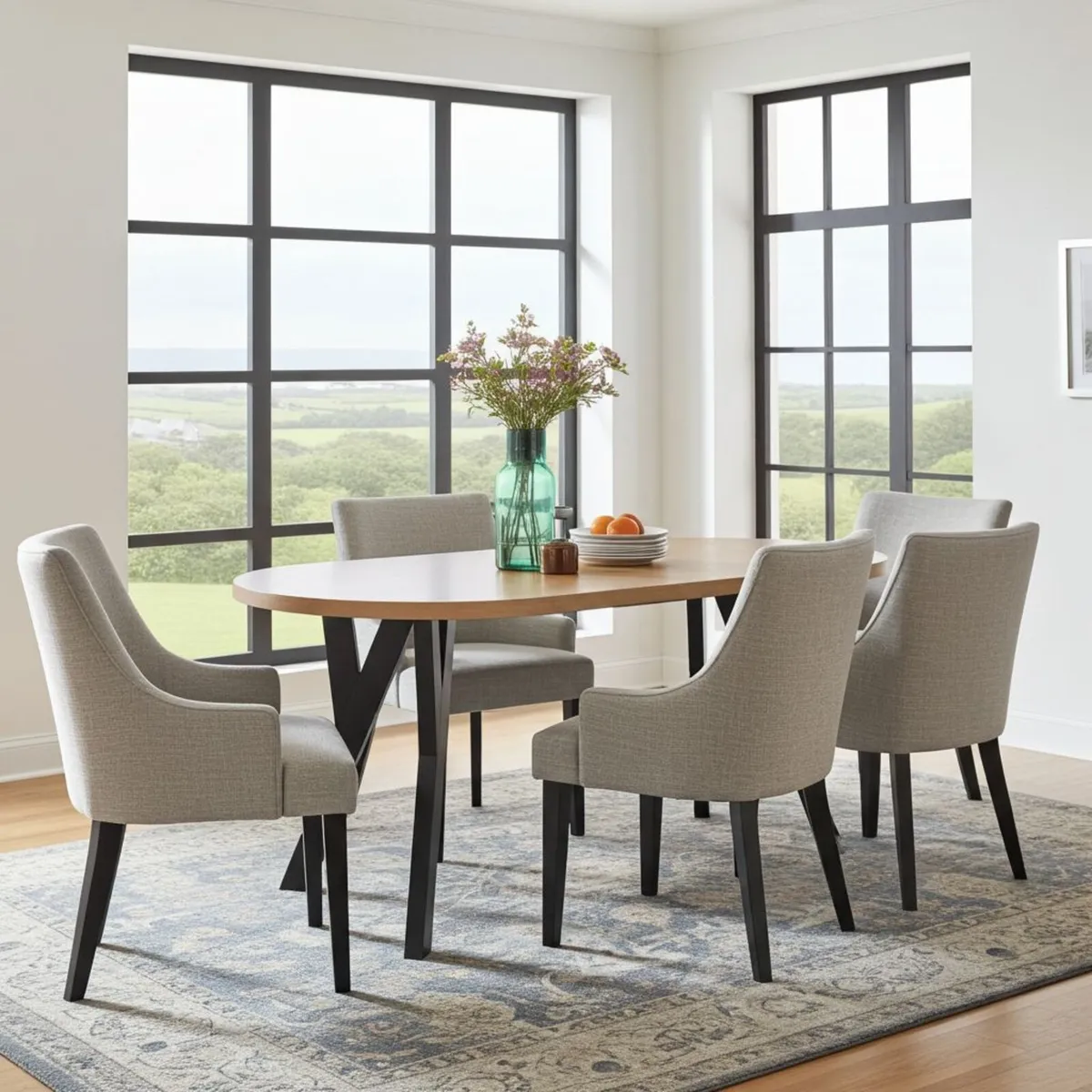 Oak Veneer or Laminate Extendable Table 100–180cm - Image 3