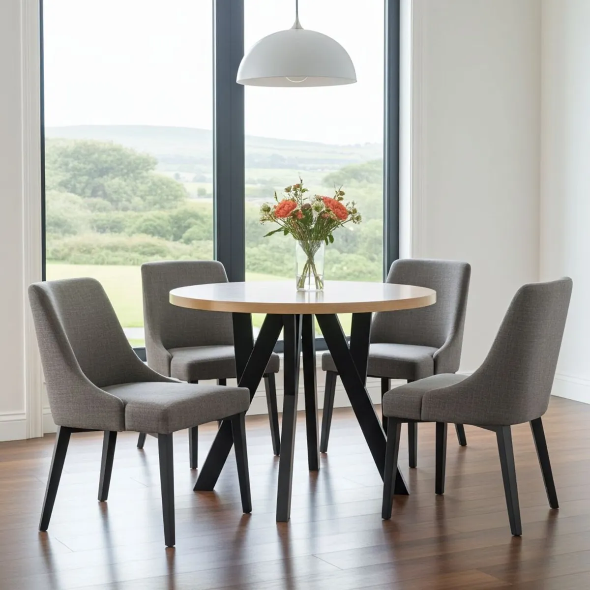 Oak Veneer or Laminate Extendable Table 100–180cm - Image 2