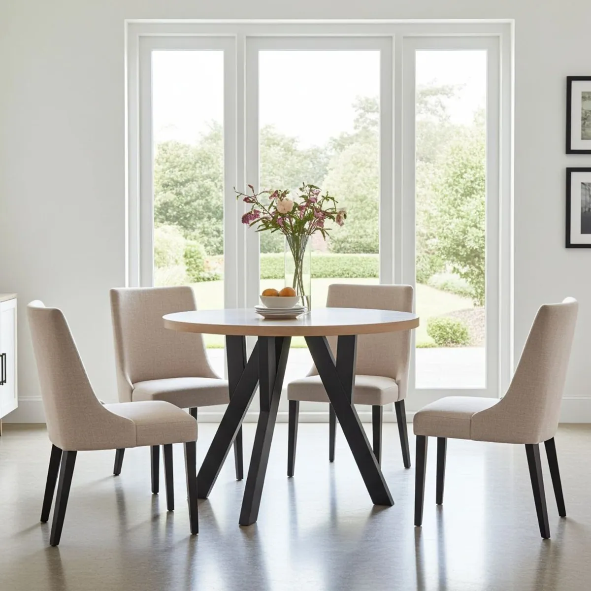 Oak Veneer or Laminate Extendable Table 100–180cm - Image 4