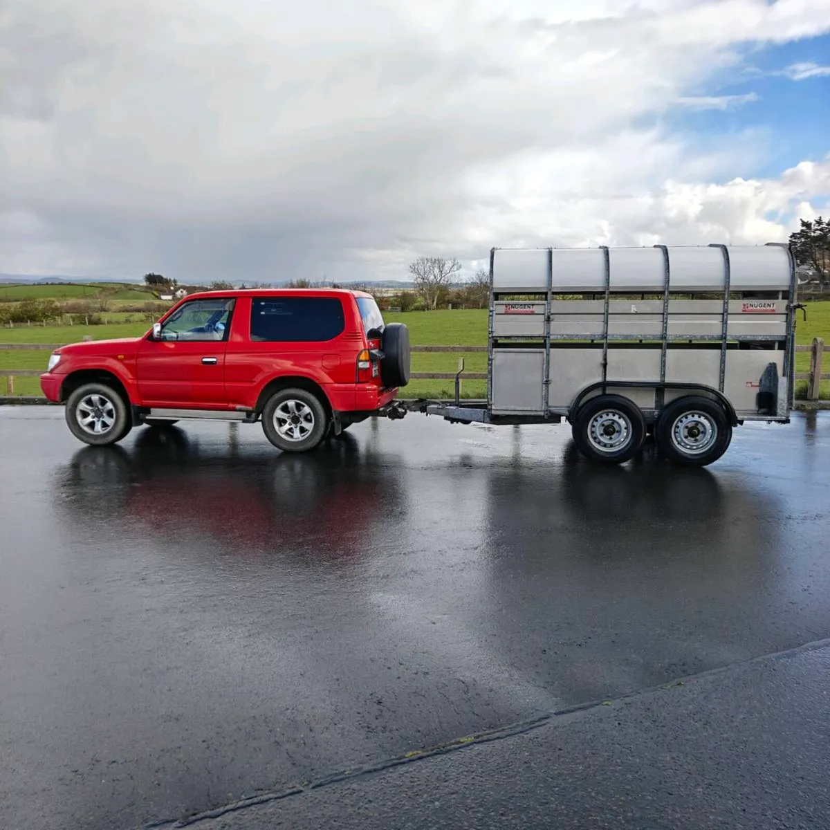 NUGENT 10 by 5'6" livestock trailer - Image 1