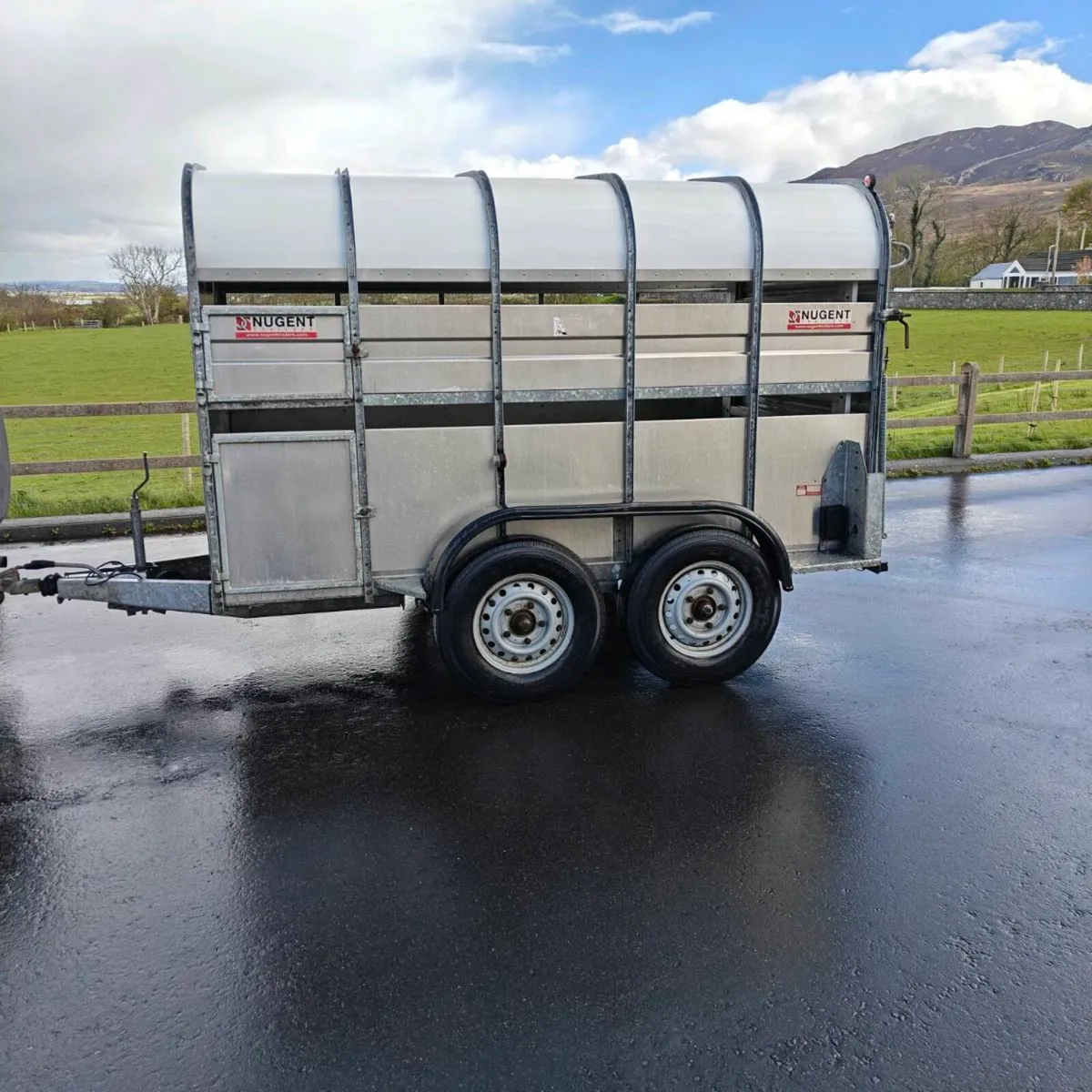 NUGENT 10 by 5'6" livestock trailer - Image 2