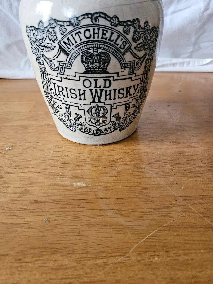 Vintage Old Irish Whisky Jug Belfast - Image 2