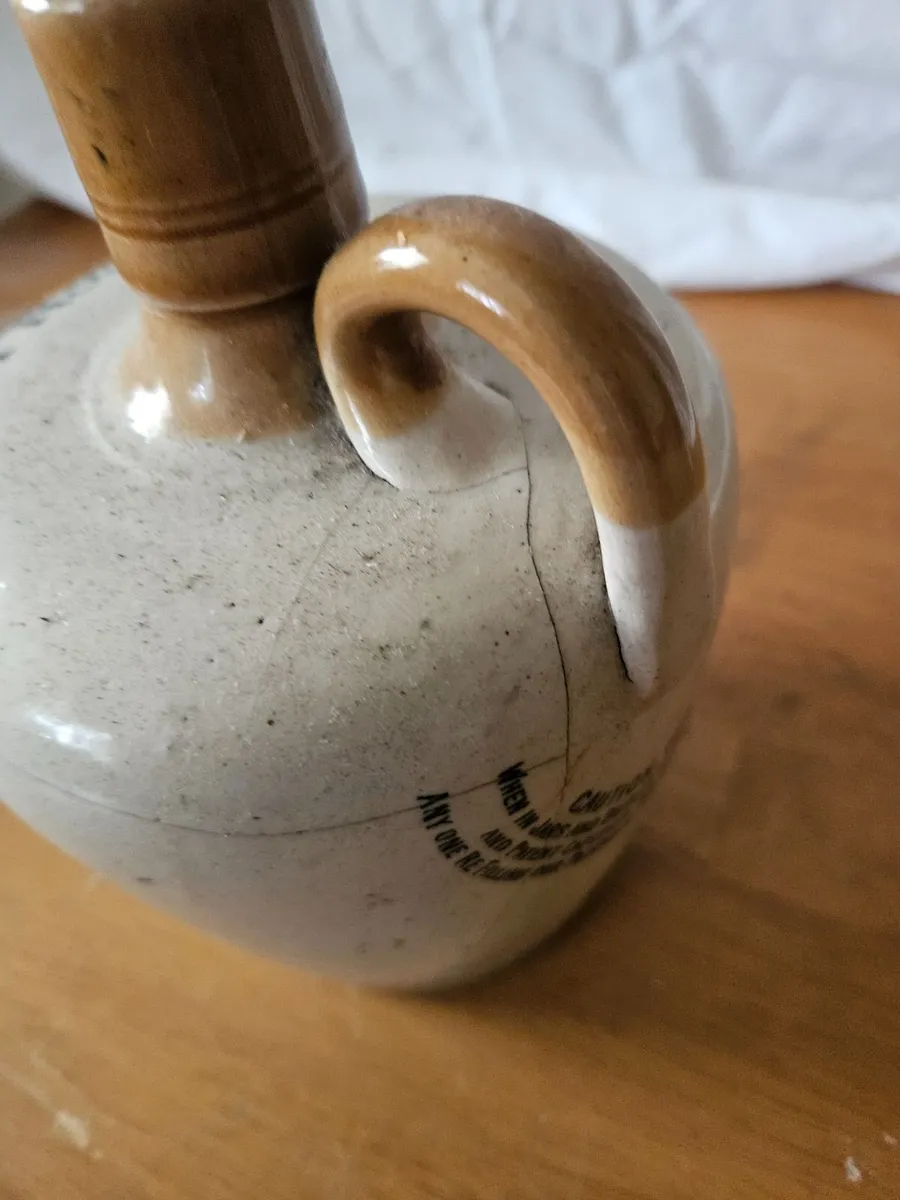 Vintage Old Irish Whisky Jug Belfast - Image 4