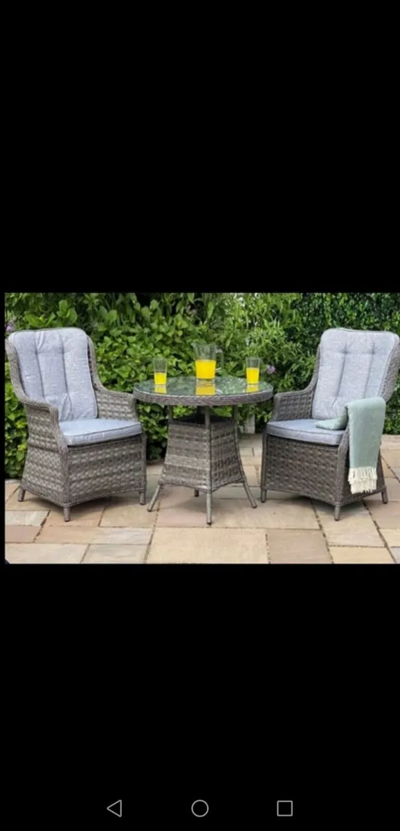 Bistro Set C/W One Extra Chair - Image 1