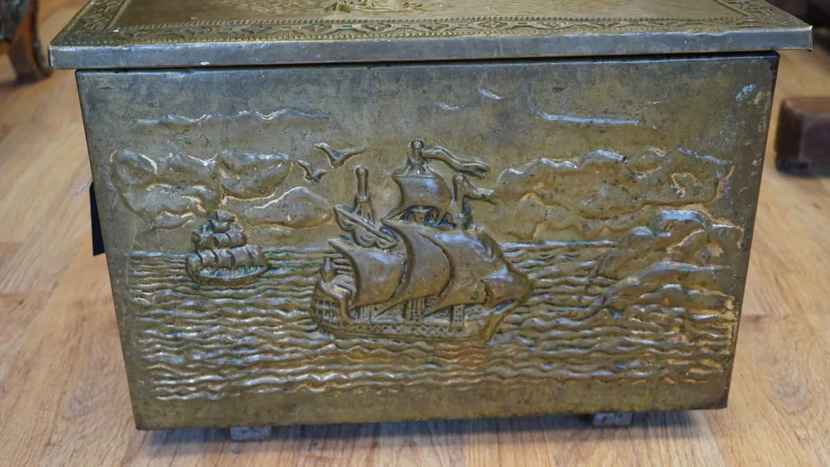Brass Coal Box - Image 3