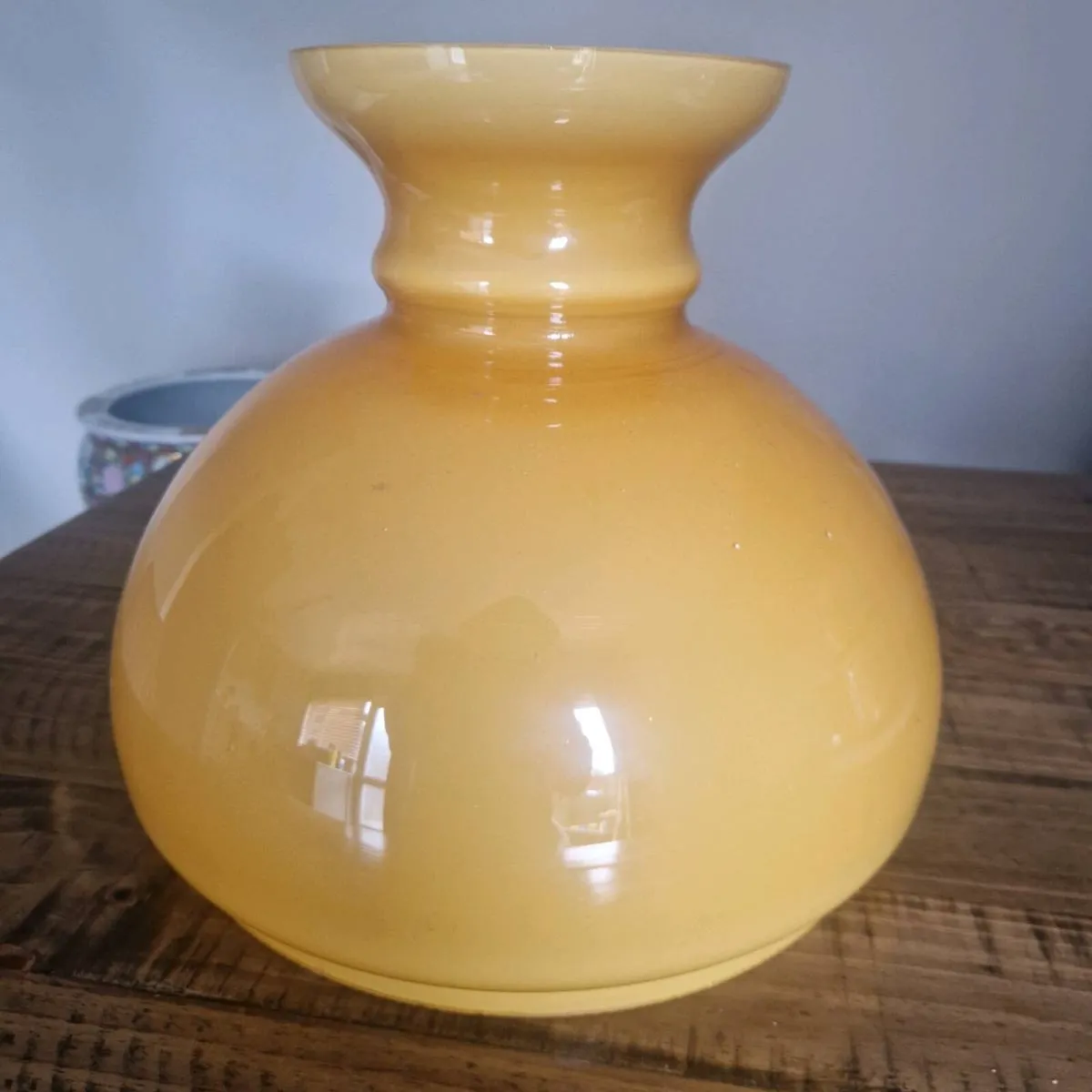 Vintage glass lamp shade - Image 1