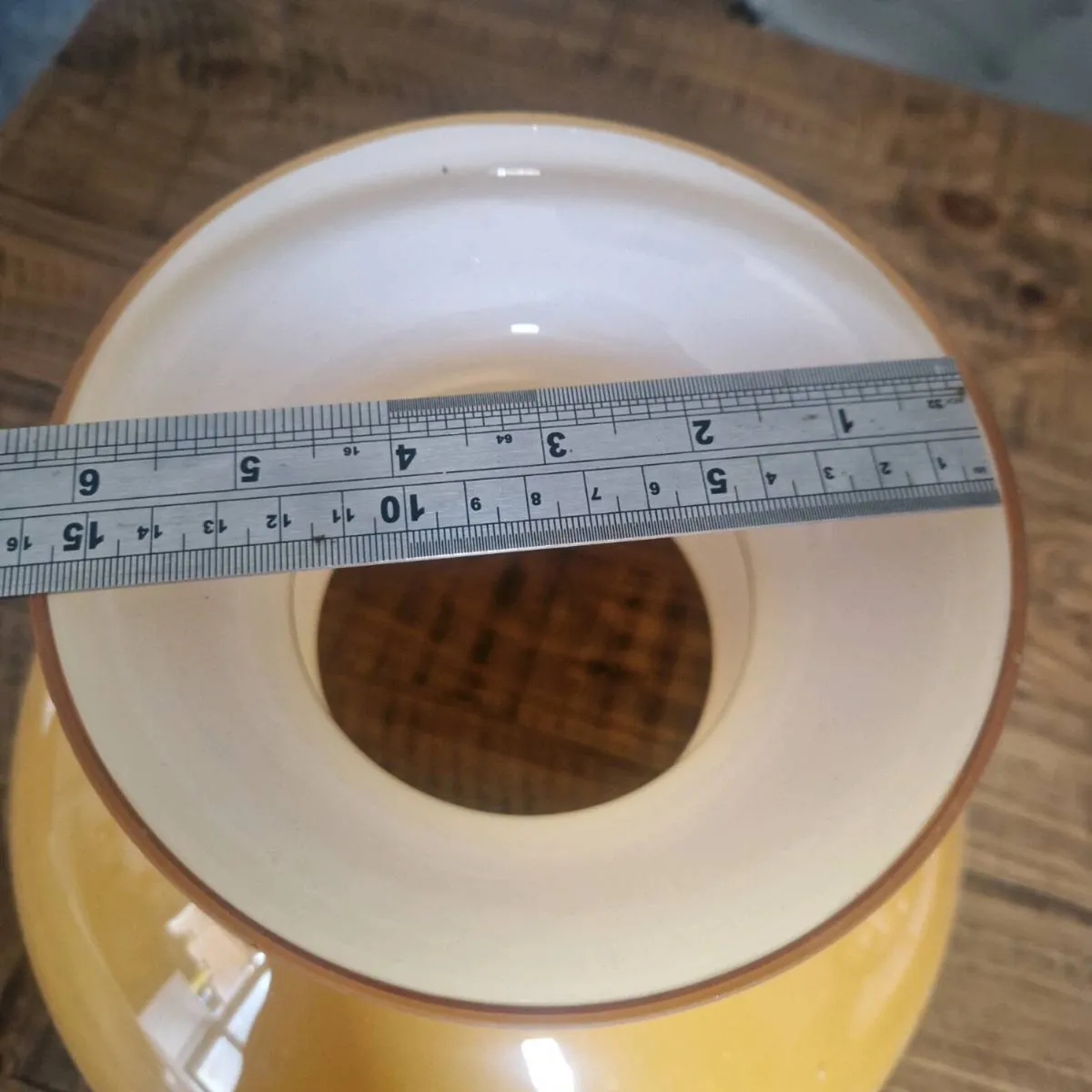 Vintage glass lamp shade - Image 2