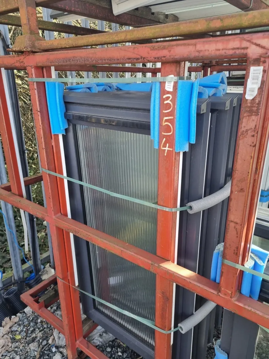 PVC windows Charcoal on white patio door double do - Image 2