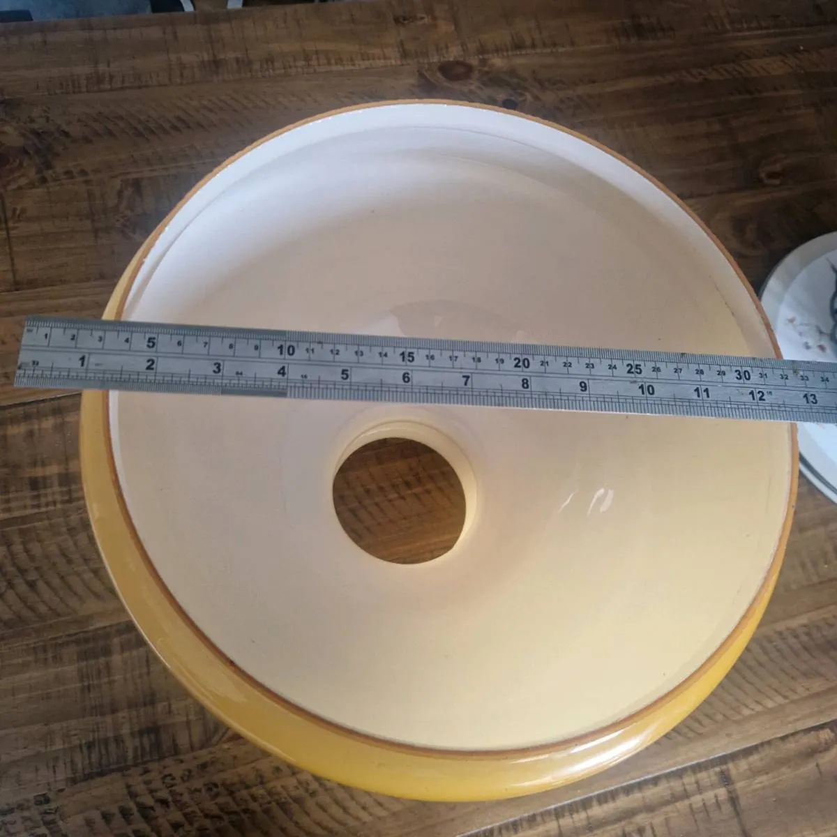 Vintage glass lamp shade - Image 3