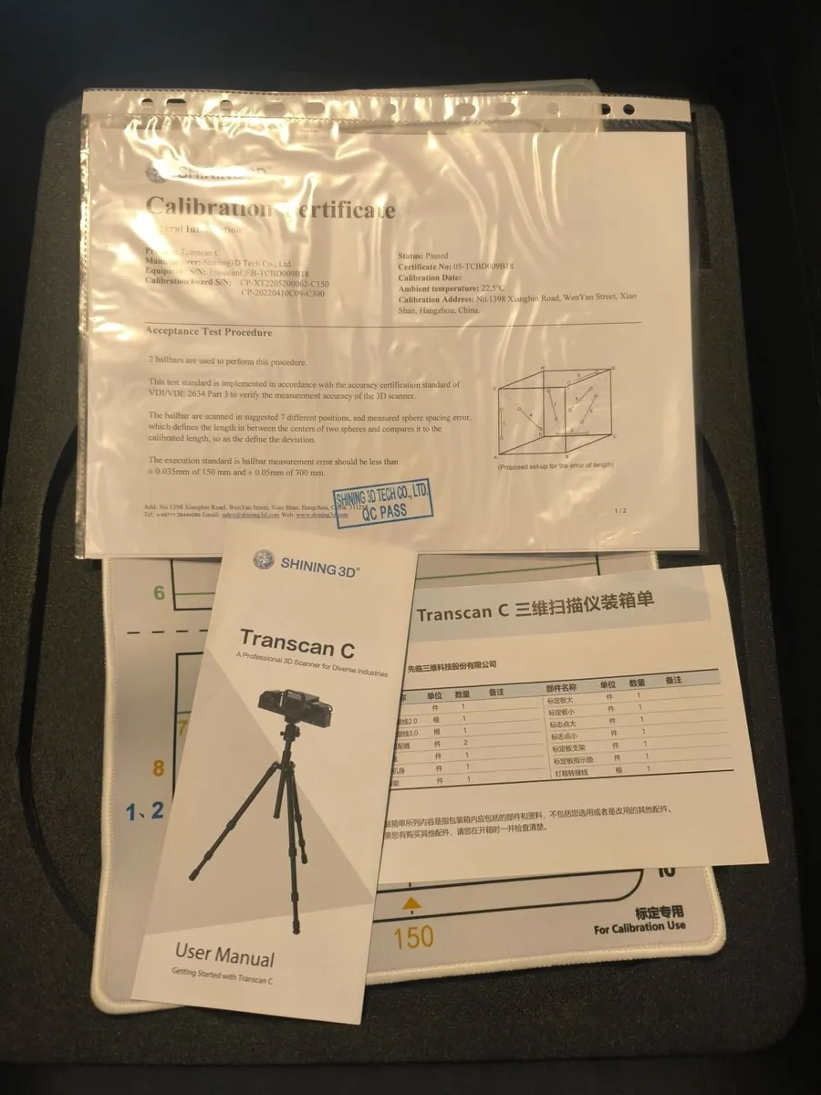 Shining 3D Transcan C Professional 3D Scanner – Fu - Image 4