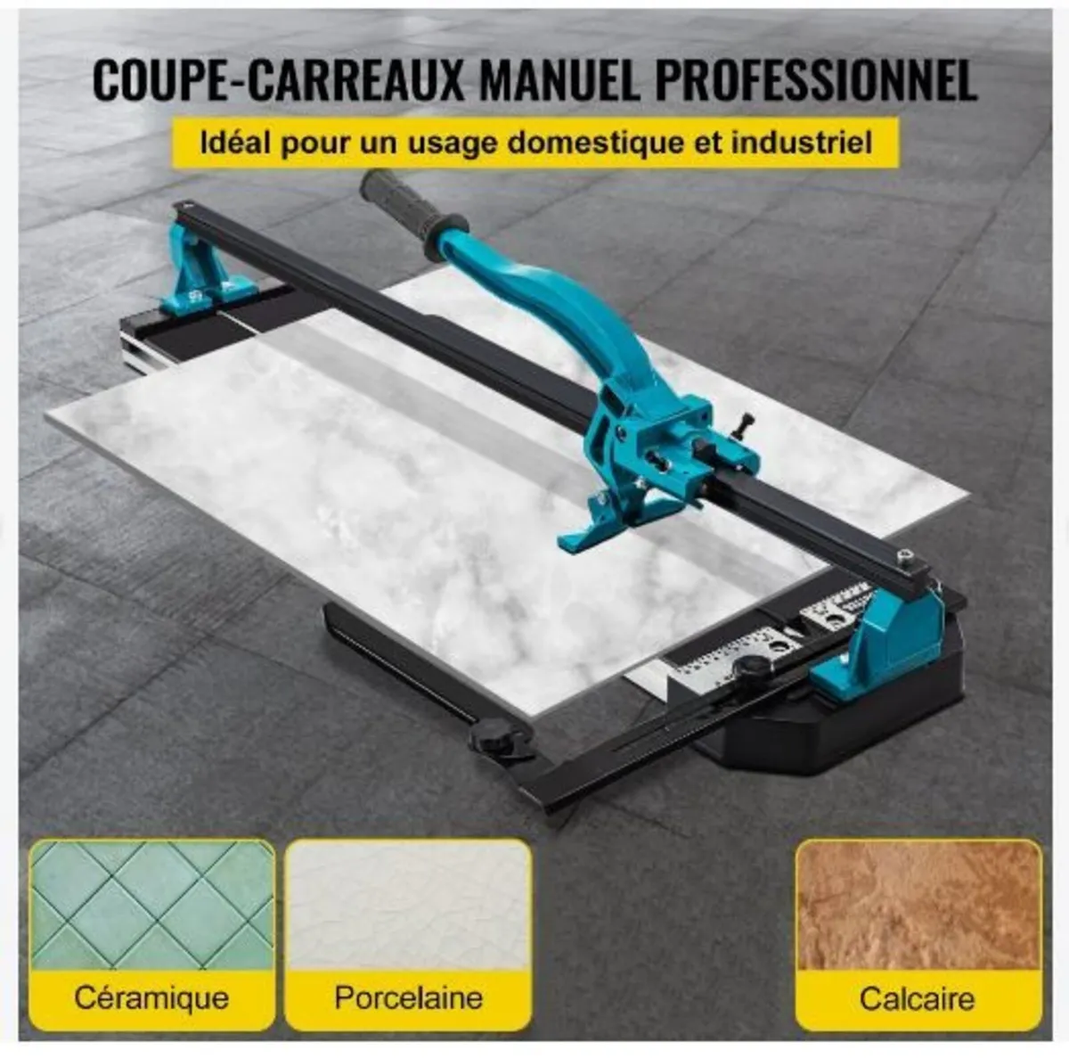 47 Inch Tile Cutter Single Rail Double Brackets - Image 4