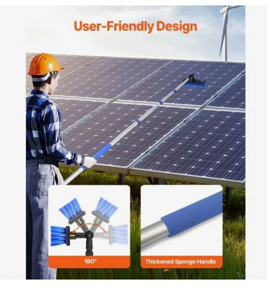 Water Fed Pole Kit, 6m Solar Panel Cleaning Pole - Image 3