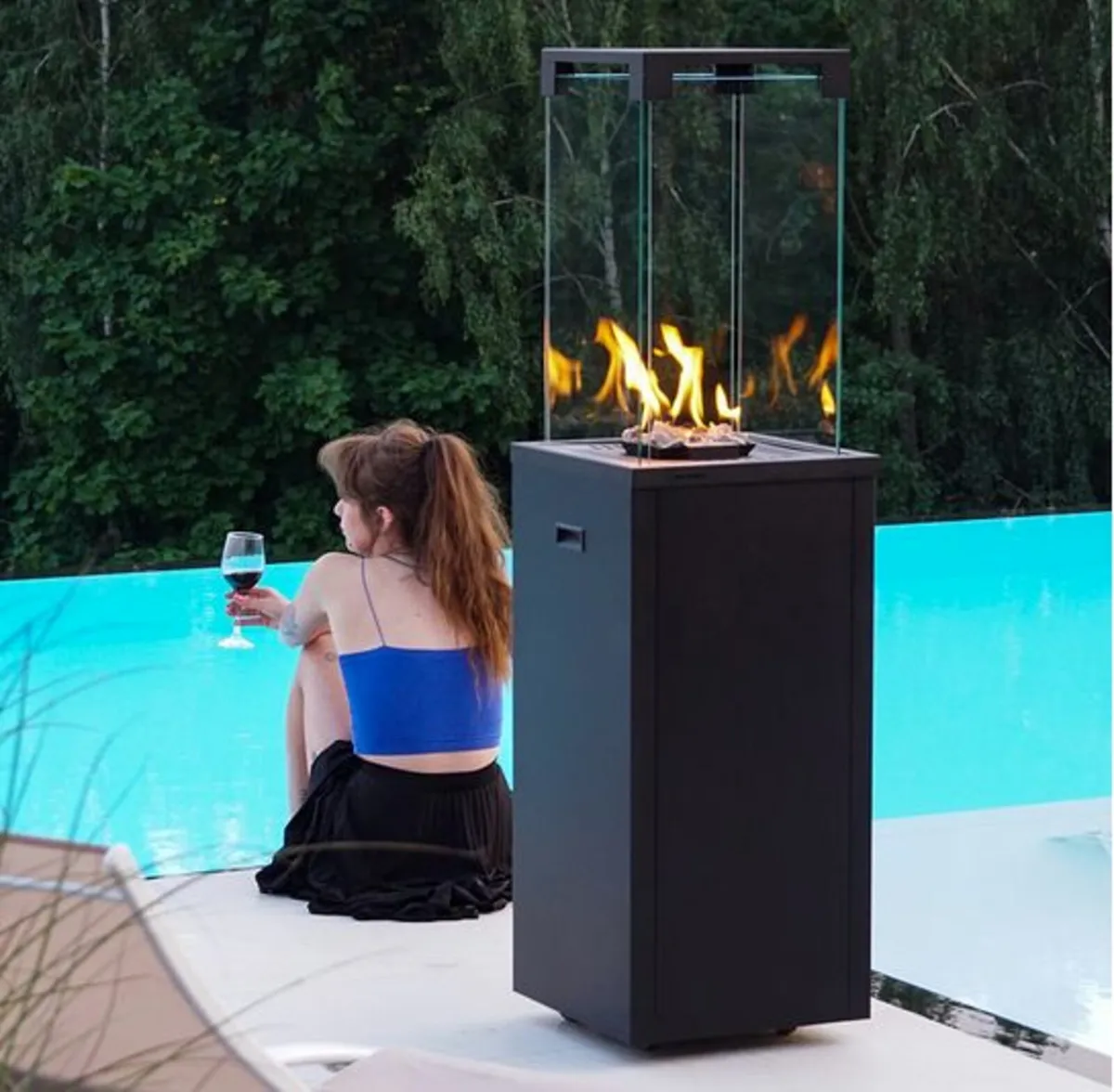 Gas heater PATIO LIGHT black - Image 1