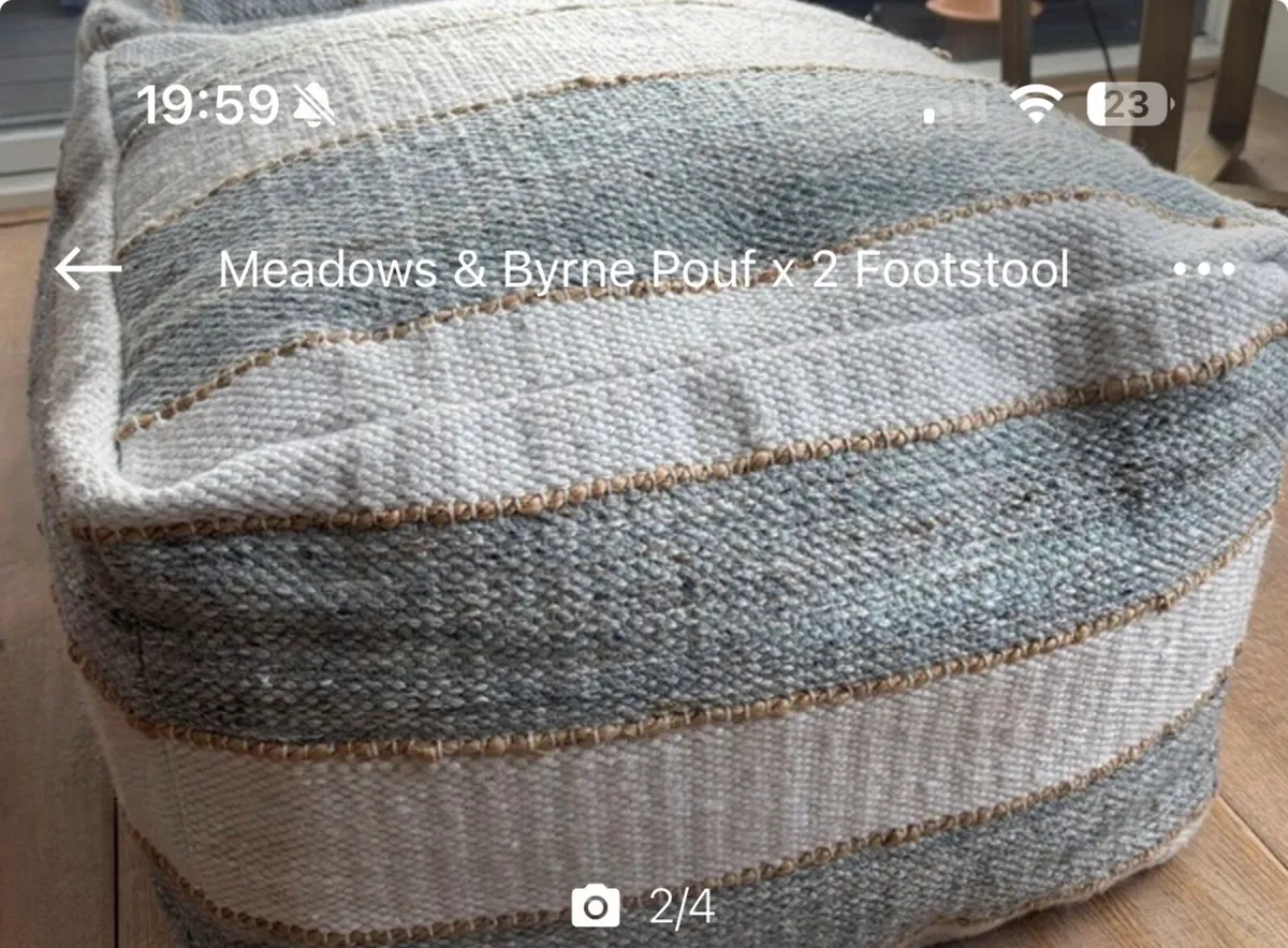 Meadows and Byrne Poufes Footstools - Image 4
