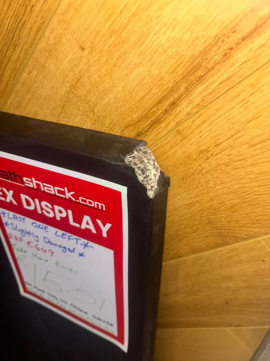 900mm Quadrant Black Slate Tray - PLEASE READ AD! - Image 4