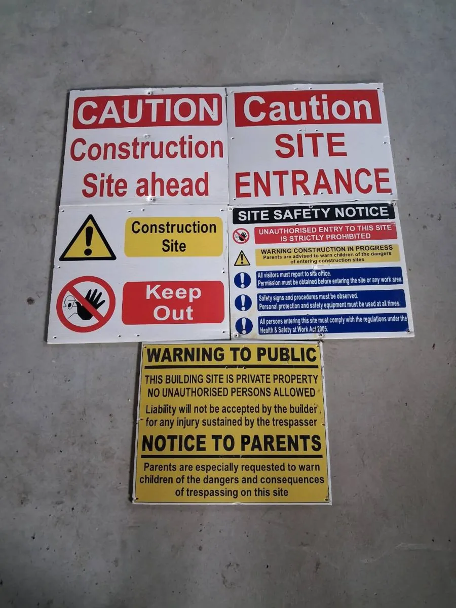 Selfbuild site signs