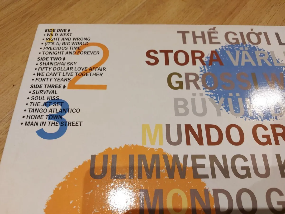 JOE JACKSON - BIG WORLD - DOUBLE LIVE VINYL LP - Image 2