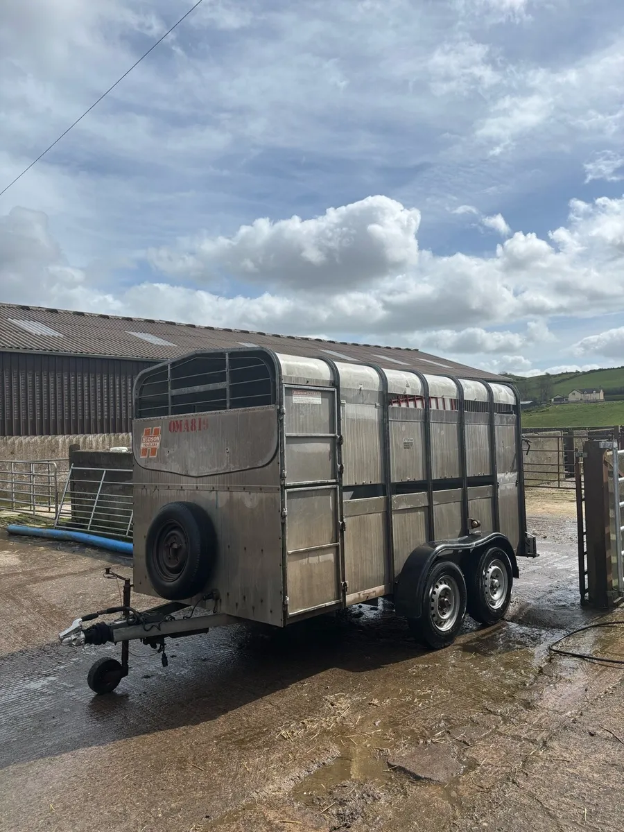 12x6 hudson livestock trailer - Image 1
