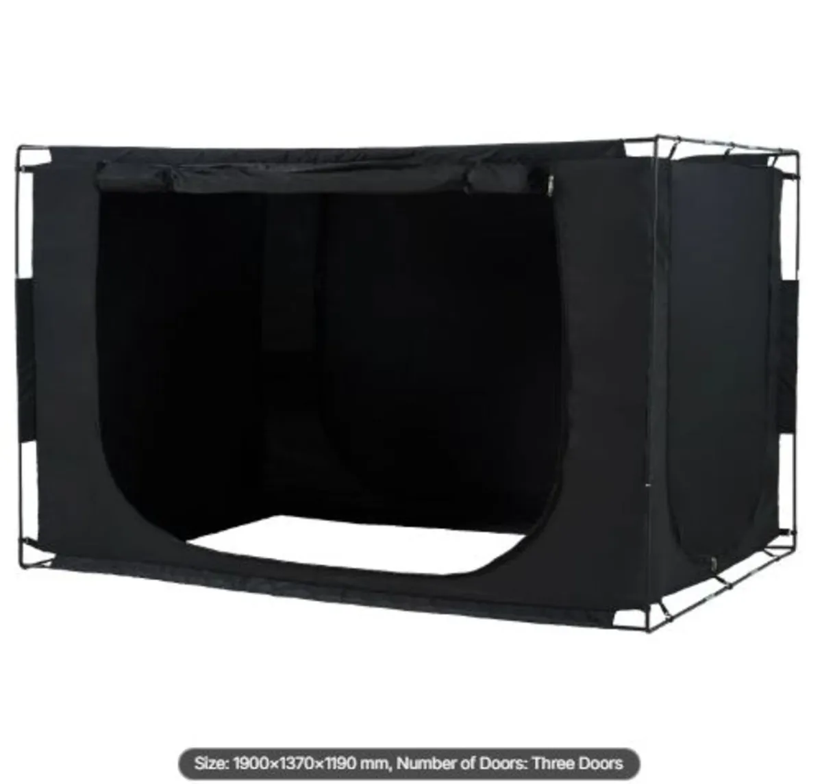 3 Doors Bed Tent Breathable Tent 70% Blackout - Image 1