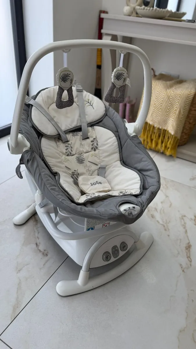 Joie Emeri 2-in-1 Baby Swing and Rocker Fern - Image 2