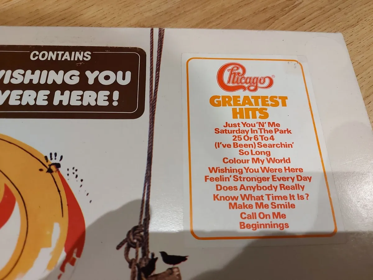 CHICAGO - GREATEST HITS - VINYL RECORD LP - Image 2