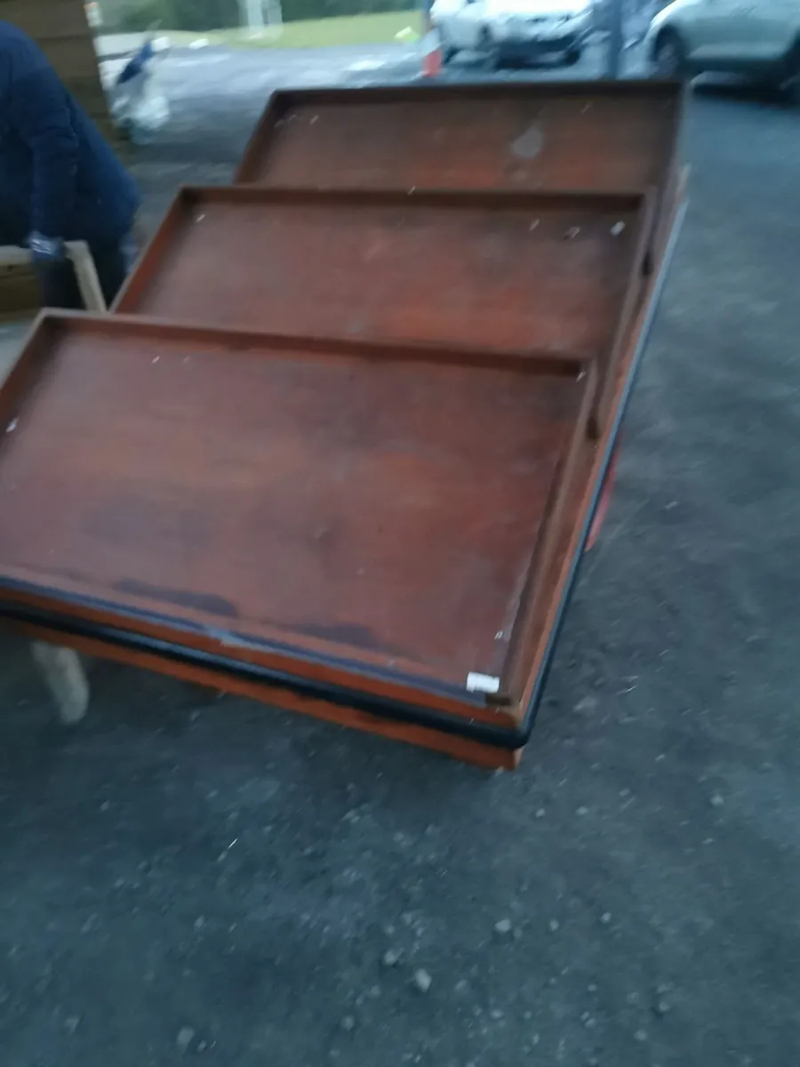 Wooden Display Cart / Market Stand for Sale - Image 2