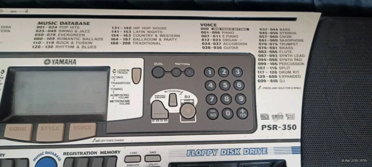 Yahama PSR 350 - Image 3