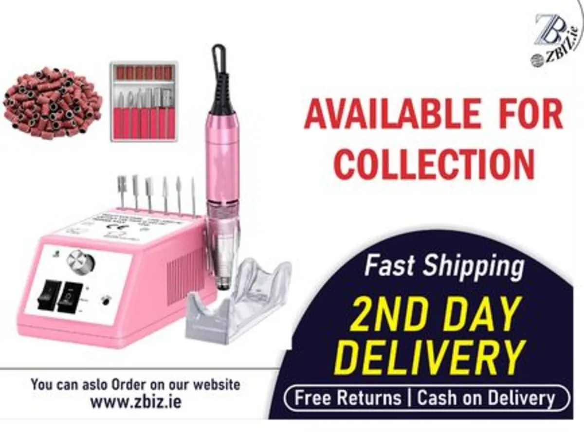 Electric Nail Drill for Acrylic Gel Nails - Image 1
