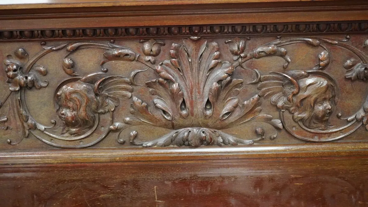 Italian School Carved Mahogany Sideboard - Image 4