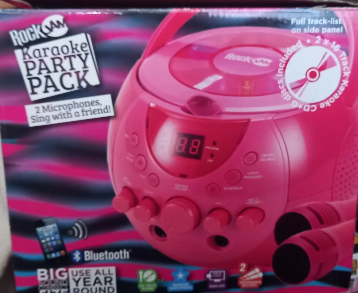 Rock J Pink  Karaoke Machine speaker Rock J Pink - Image 1