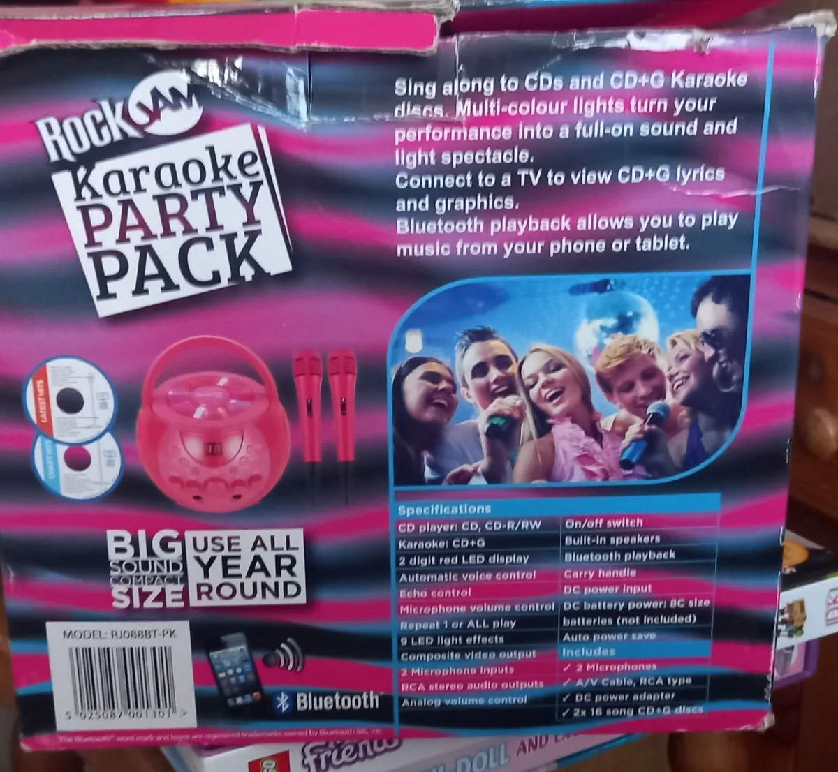 Rock J Pink  Karaoke Machine speaker Rock J Pink - Image 2
