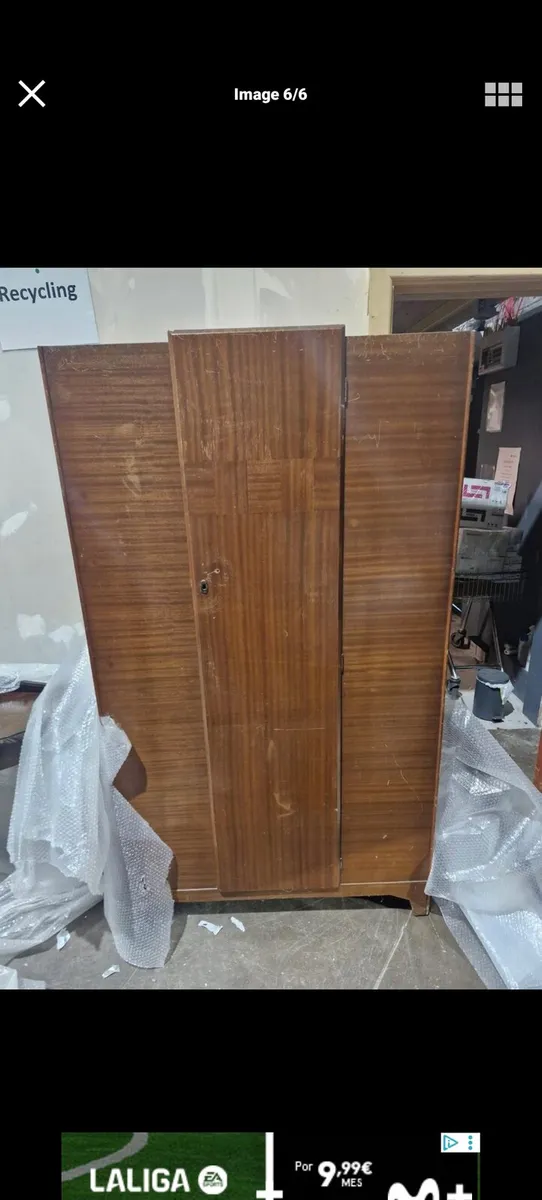 Wardrobe Chest Drawers & Dressing Table Vintage - Image 4