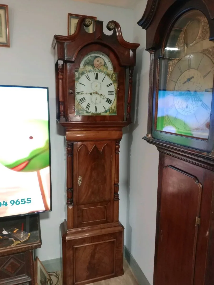 Quality 17th/18th century 8 day Grandfather clocks - Image 1