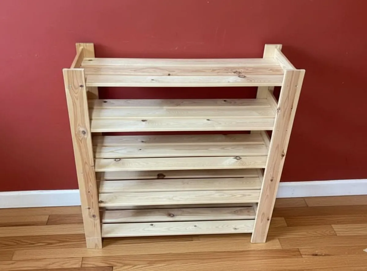 Solid Wood Bookshelf – Compact & Sturdy - Image 2